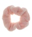 Scrunchie fluffy roze
