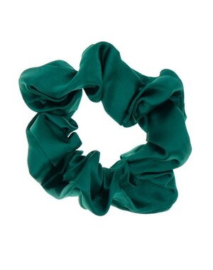 Goudhaartje Scrunchie satijn groen