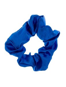  Scrunchie satijn blauw