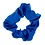 Scrunchie satijn blauw