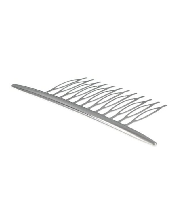 Haarkam strak zilverkleurig