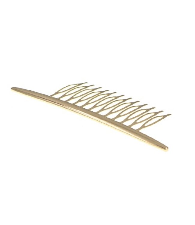 Haarkam strak goudkleurig