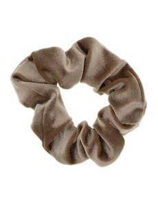  Scrunchie velvet bruin