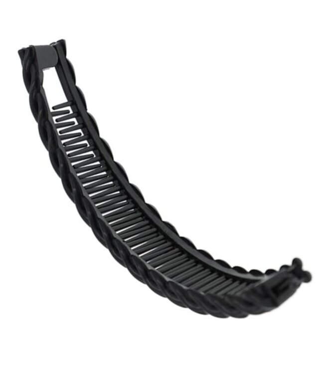 Bananenklem sierlijke rand zwart