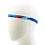 Haarband elastisch sport rood/wit/blauw