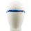 Haarband elastisch sport rood/wit/blauw