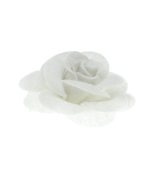 Haarbloem vilt Urban Hippies wit