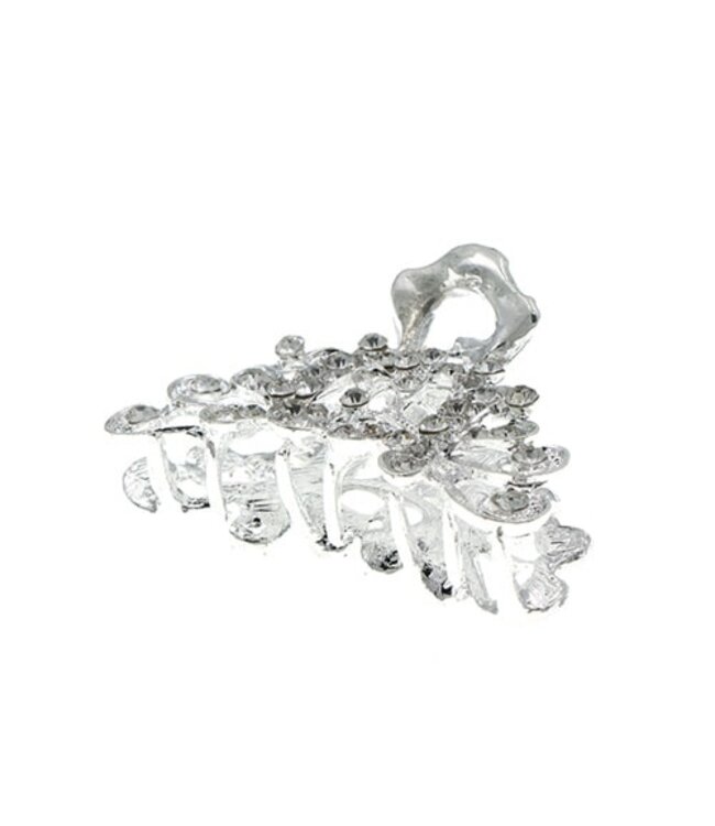 Haarklem zilverkleurig sierlijk