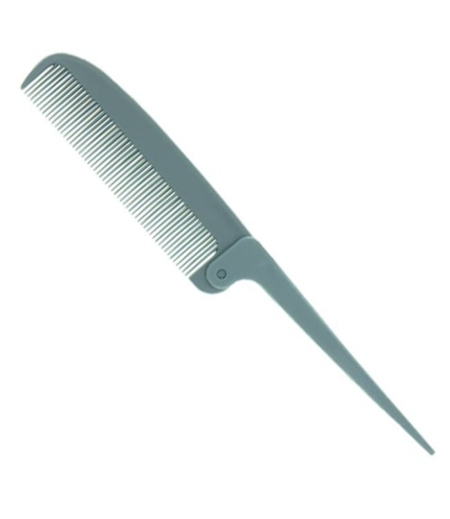 Inklapbare puntkam grijs