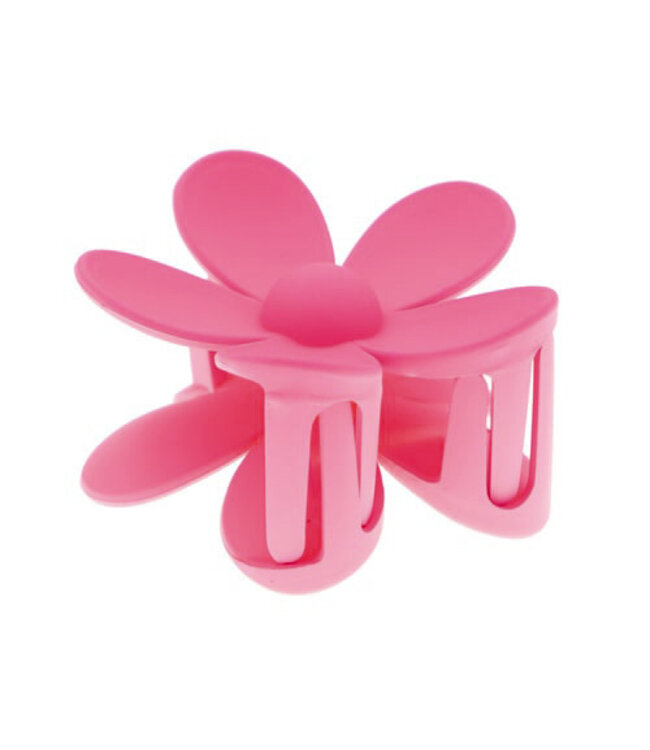 Haarklem bloem vrolijke roze