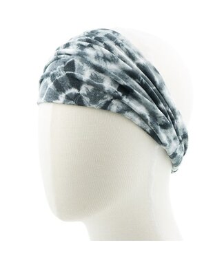 Goudhaartje Haarband tie dye breed grijs Goudhaartje Haarband tie dye breed grijs