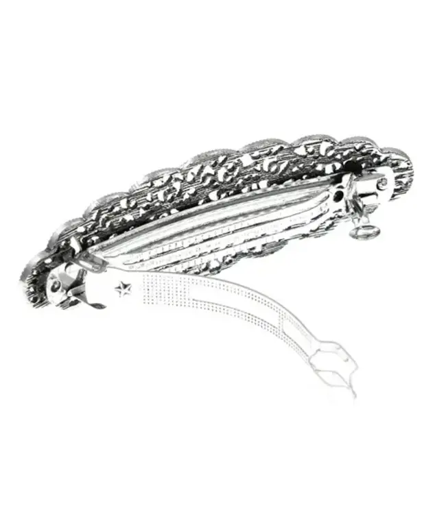 Patent speld zilverkleurig sierlijk