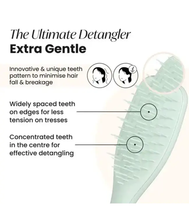 Tangle Teezer detangling hairbrush eucalyptus