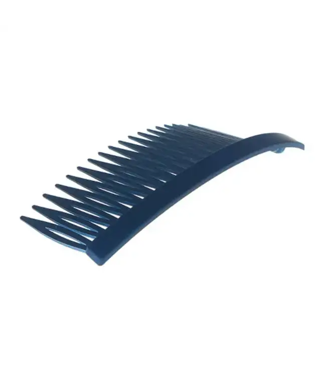 Haarkam mat basic blauw