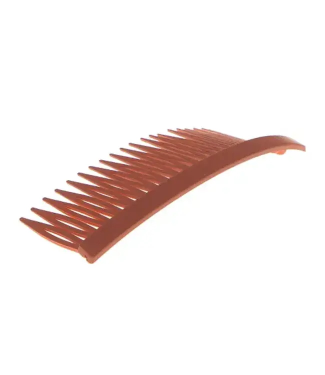 Haarkam mat basic oranje/rood