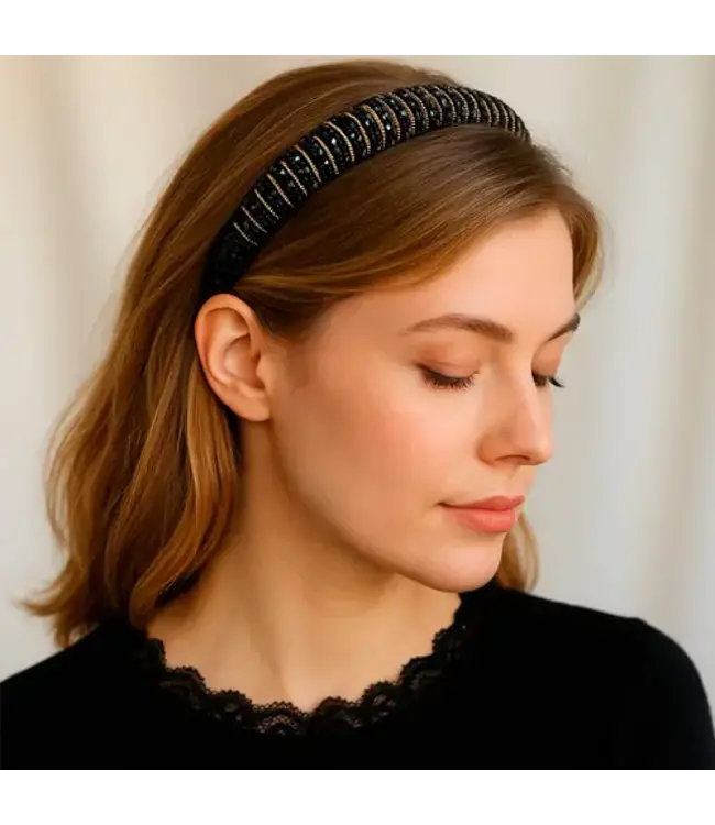 Diadeem stunning donkerblauw