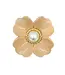Haarklem bruin luxe flower