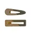 Haarclip hout grijs 2 stuks