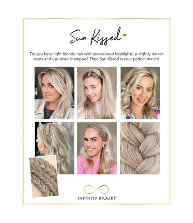 Infinity Braids - vlecht haarband - Viènne - Sun Kissed