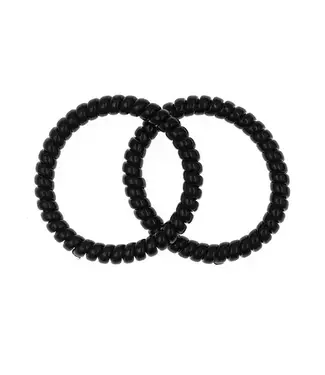 Goudhaartje Kabel haarelastiek smal zwart