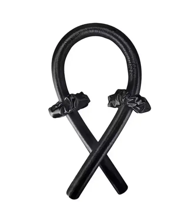Heatless hair curler zwart