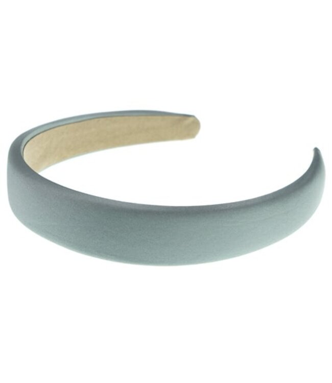 Diadeem satijn grijs