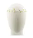 Haarketting witte bloemen met lint