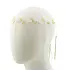 Haarketting witte bloemen met lint