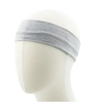 Goudhaartje Katoenen haarband lichtgrijs basic