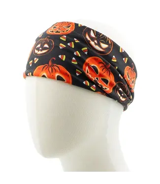 Goudhaartje Haarband Halloween pompoen zwart