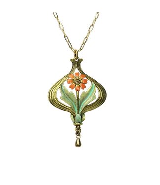 Urban Hippies Ketting vintage Arabella oranje Urban Hippies