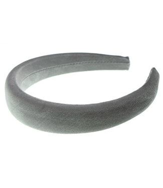 Goudhaartje Velvet diadeem grijs