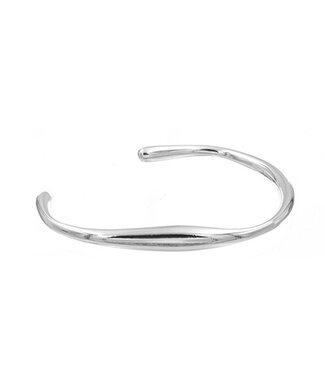 Goudhaartje Armband zilverkleurig artistieke vorm