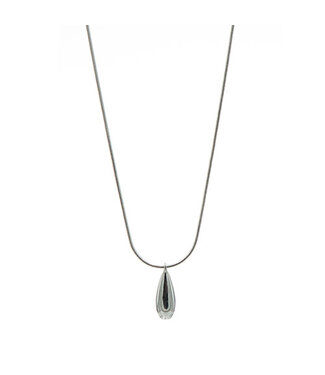 Goudhaartje Ketting zilverkleurig druppel