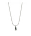 Ketting zilverkleurig druppel