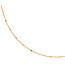 Ketting goudkleurig subtiel dots