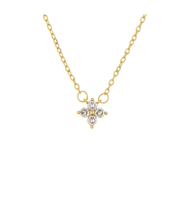 Ketting goudkleurig sterbloem