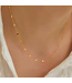 Ketting goudkleurig subtiel dots