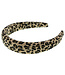 Diadeem stof panterprint