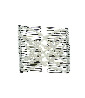 Goudhaartje EZ comb parels crèmekleurig