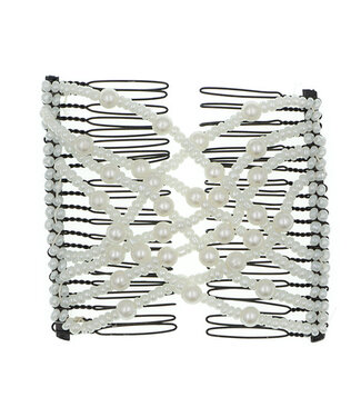 Goudhaartje EZ comb parels crèmekleurig