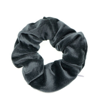 Goudhaartje Scrunchie met opbergvakje velvet grijs
