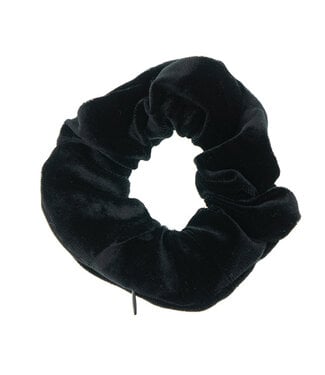 Goudhaartje Scrunchie met opbergvakje velvet zwart