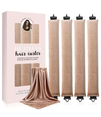 Goudhaartje Heatless hair curlers velours 4 stuks