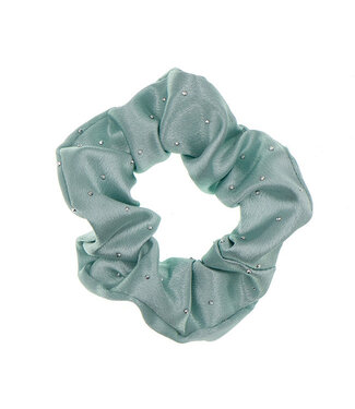Goudhaartje Scrunchie satijn chique mintgroen