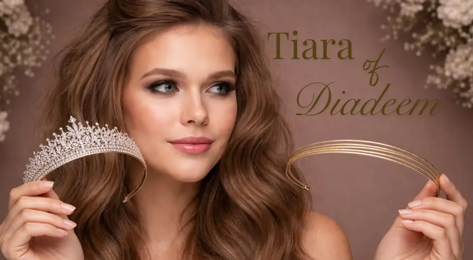 Het verschil tussen een tiara en diadeem