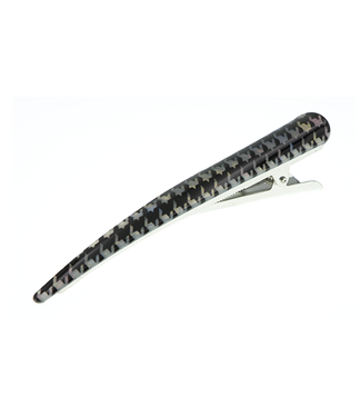 Goudhaartje Duckklem zwart wit pied-de-poule