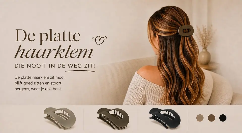 Platte haarklem: eindelijk comfortabel zitten in de auto en op de bank zonder pijn