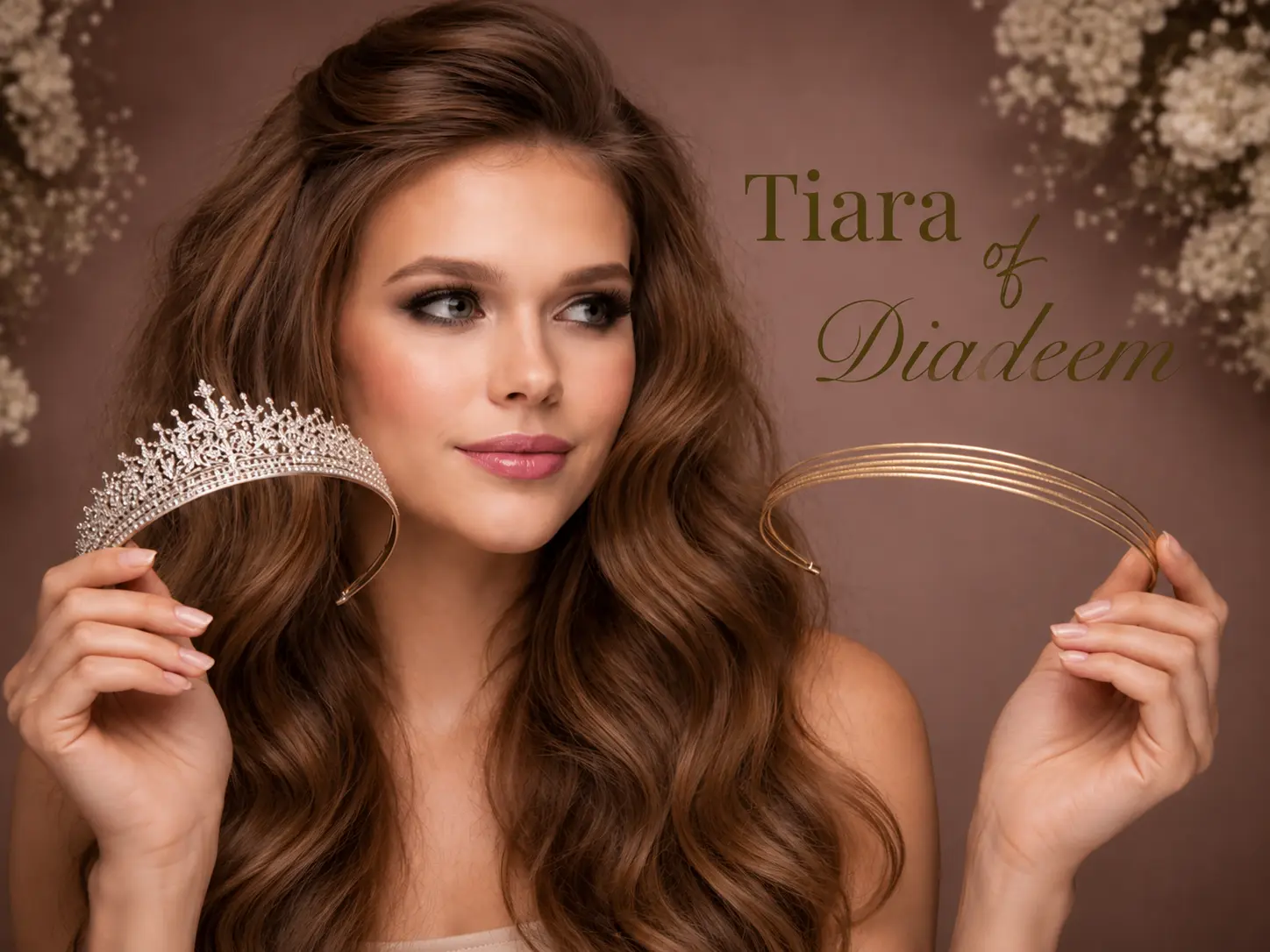 Het verschil tussen een tiara en diadeem