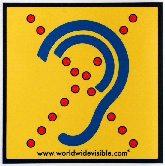 Limited Hearing veiligheidsbordje - fietsbordje - veiligheid